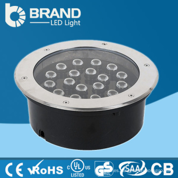 Alta Potencia Guangzou Fábrica Bridgelux Chips Meanwell Driver Redonda 18W RGB LED Underground Light